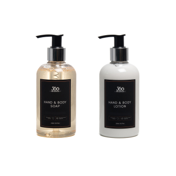 Hand & Body Lotion with Soap Set