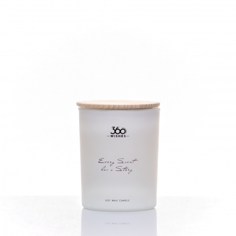 Cuban Tobacco & Oak - White Scented Soy Wax Candle