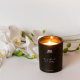 Plum, Rose & Patchouli - Black Scented Soy Wax Candle