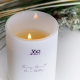 Plum, Rose & Patchouli - White Scented Soy Wax Candle