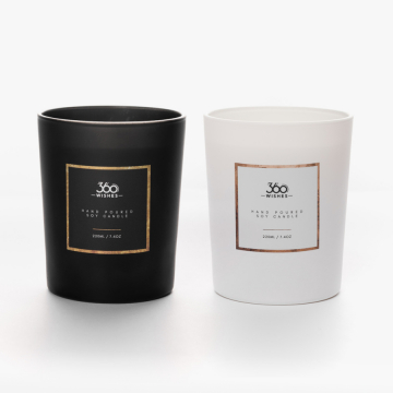 Plum, Rose & Patchouli - Scented Soy Wax Candle